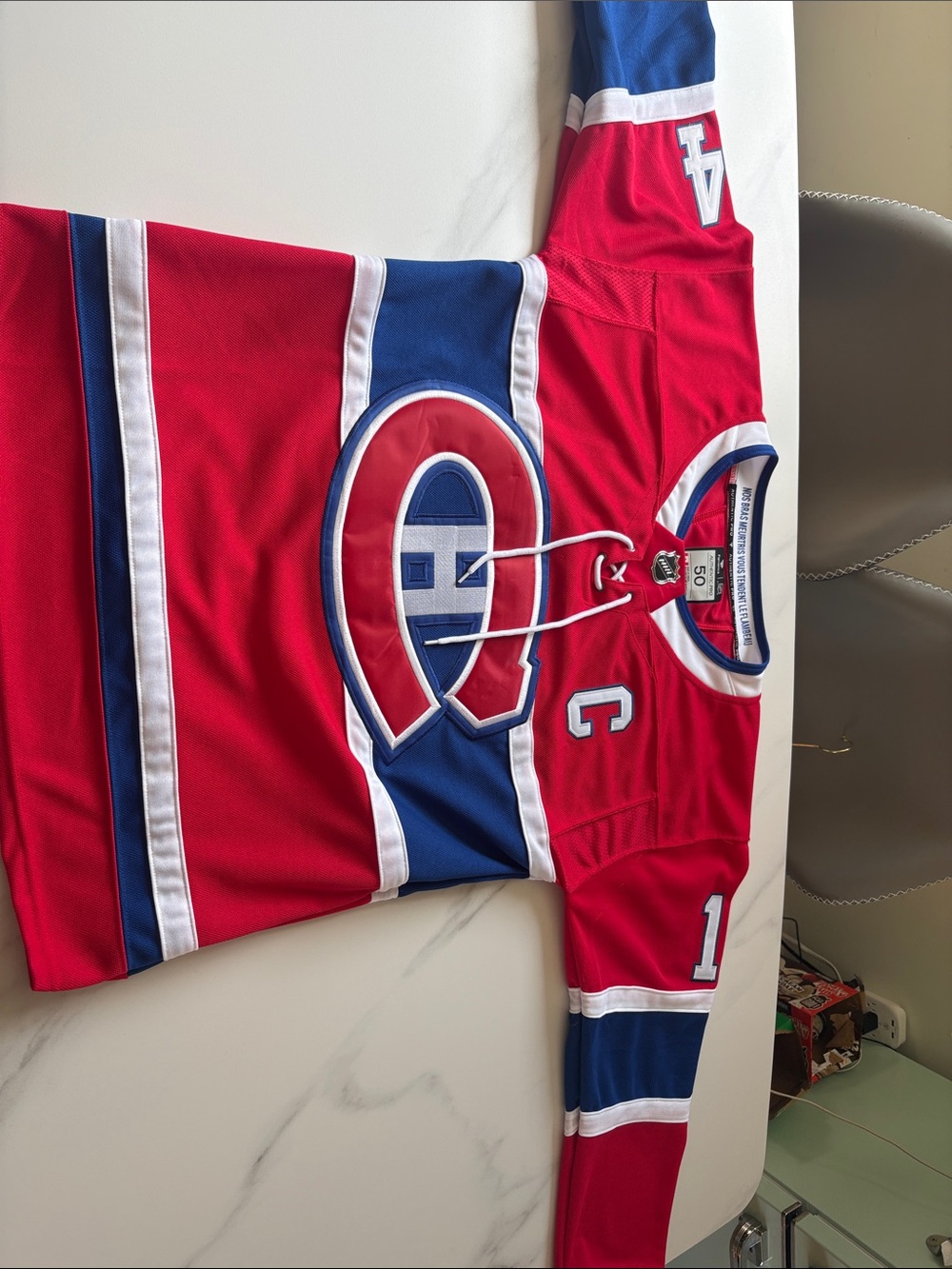 Montreal Canadian Red Blue Hockey Jersey
